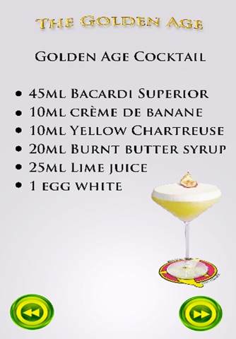 Golden Age Cocktail screenshot 4