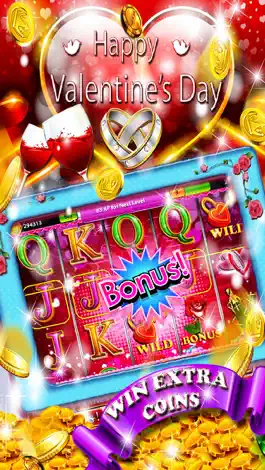 Game screenshot Valentine's Day Slots : Free Slot Machine Game with Big Hit Jackpot apk