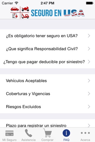 Seguro En USA screenshot 4