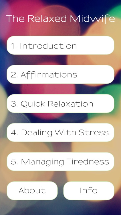 The Relaxed Midwife -A Meditation Aid to Pause, Rest and Recharge