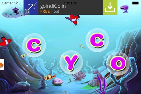 Alphabet Bubbles - An Educational Aquarium screenshot 3