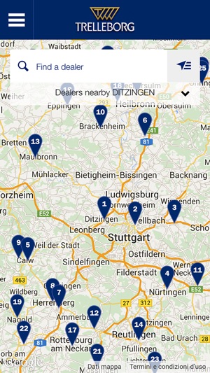 Trelleborg Dealer Locator(圖1)-速報App