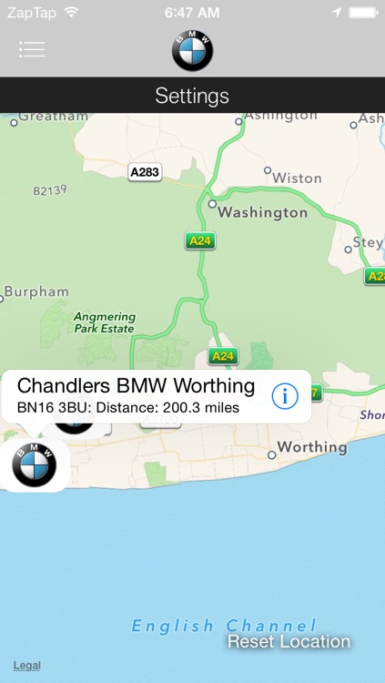 Chandlers Worthing BMW screenshot-4