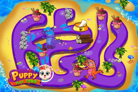 Little Puppy's Dream Town - Kids Play Mini Games screenshot 2