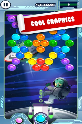 Space Bubbles - A Milky Way Bubble Shooter Action Puzzle Saga screenshot 2