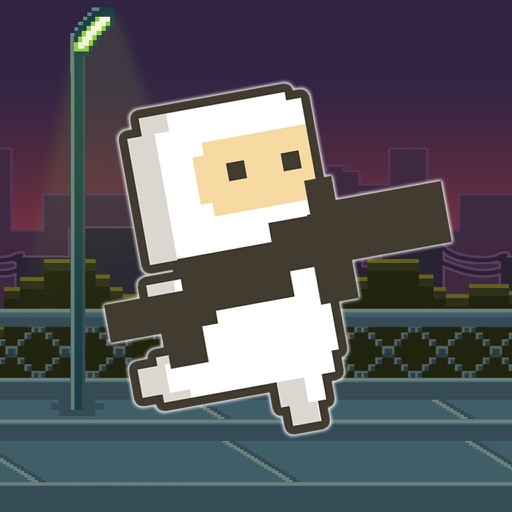 Astro White Robot – Endless Runner Fun Game icon