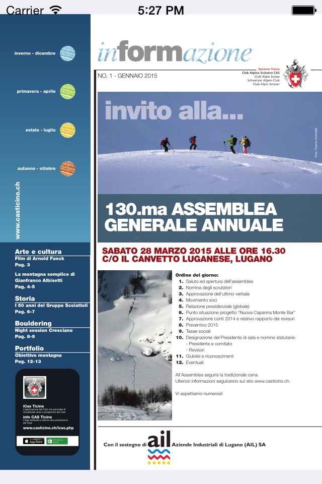 Info CAS Ticino screenshot 2