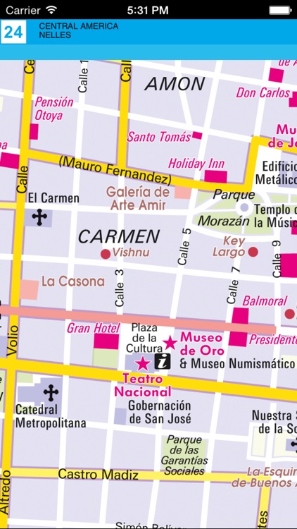 Central America. Tourist map. screenshot-4