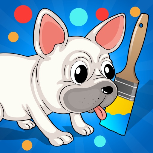 Animal Coloring Book for Children: Learn to draw and color animals and pets Icon