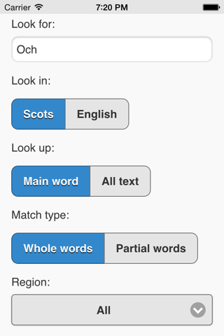 Scots Dictionary for Schools screenshot 2