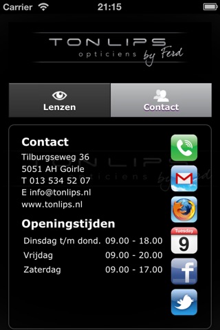 Ton Lips Opticiens by Ferd screenshot 2