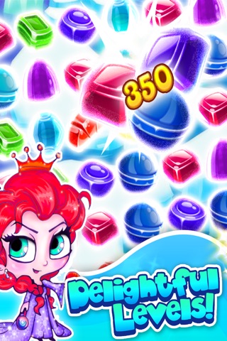 ``` Frozen Ice Queen Match-3``` - fun candy puzzle game for jewel mania'cs free screenshot 4