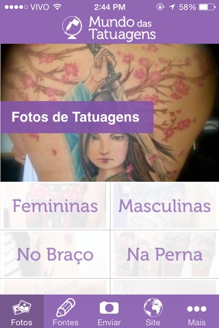 Mundo das Tatuagens screenshot 4