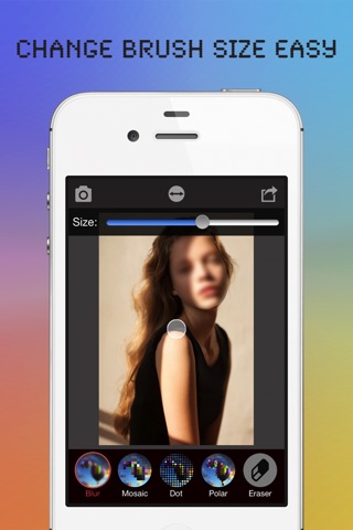 Insta Blur - Touch photo to blur, photo mosaic effects screenshot 4