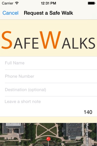 U of I SafeWalks screenshot 3