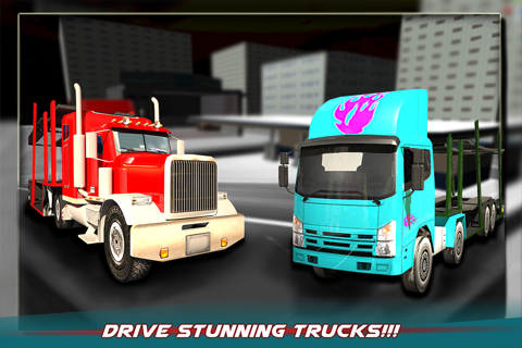 18 Wheeler Truck Driver Simulator 3D – Drive out the semi trailers to transport cargo at their destination screenshot 4