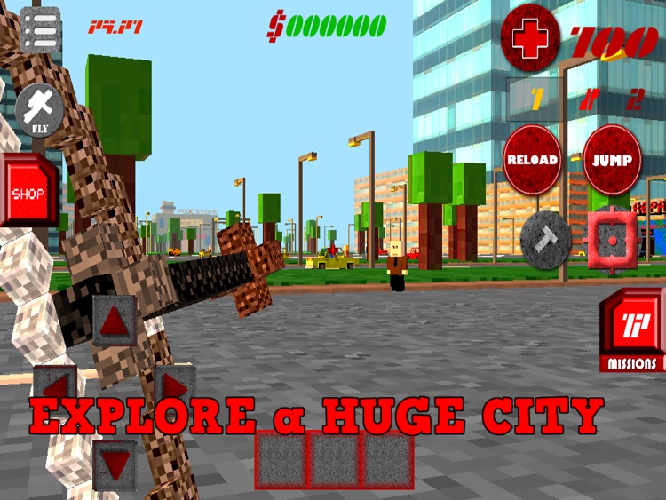 Blocks life Simulator City Gangs Survival Mini Game