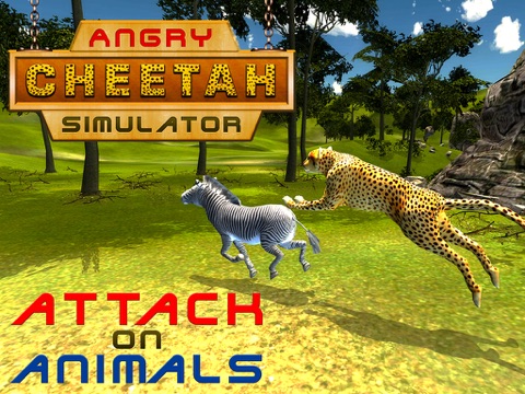 怒っているチーターサバイバル - 3Dの荒野シミュレーションゲームで野生の捕食者のおすすめ画像3