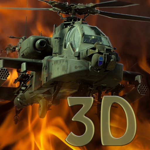 Apache War 3D- A Helicopter Action Warfare VS Infinite Sky Hunter Gunships and Fighter Jets ( arcade version ) iOS App