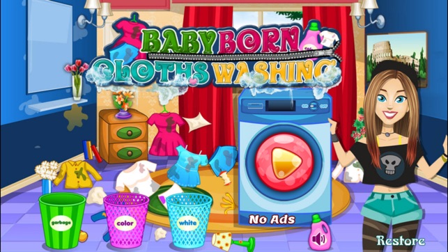 New Baby Born Clothes Washing games -baby care games(圖1)-速報App