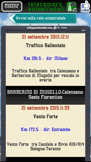 Video Telecamere strade ed autostrade(圖5)-速報App