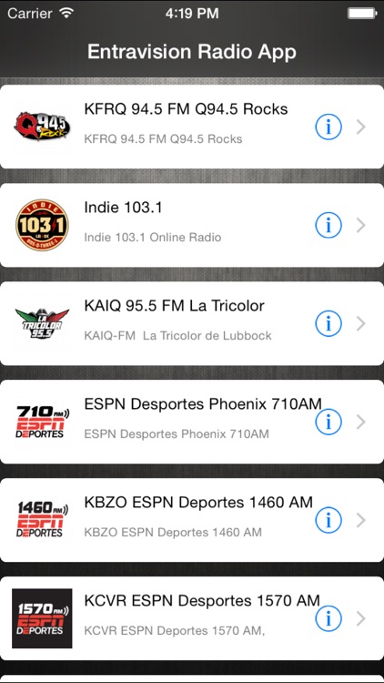 Entravision Radio App