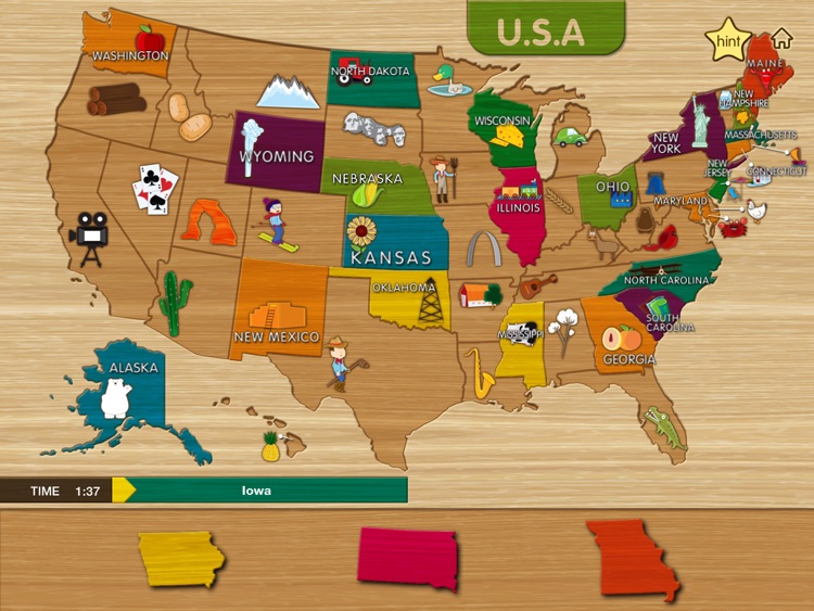 USA Map - Easy Learn screenshot-3