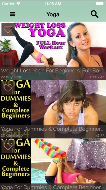 Free Yoga Workouts