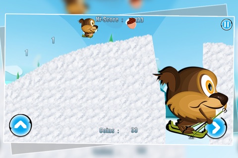 Rovio First Nut Adventure : The Squirrel Snow Glide Race - Premium screenshot 4