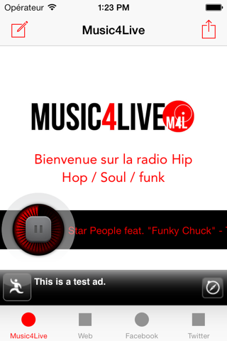 Music4Live : HipHop / Soul / Funk Radio screenshot 2