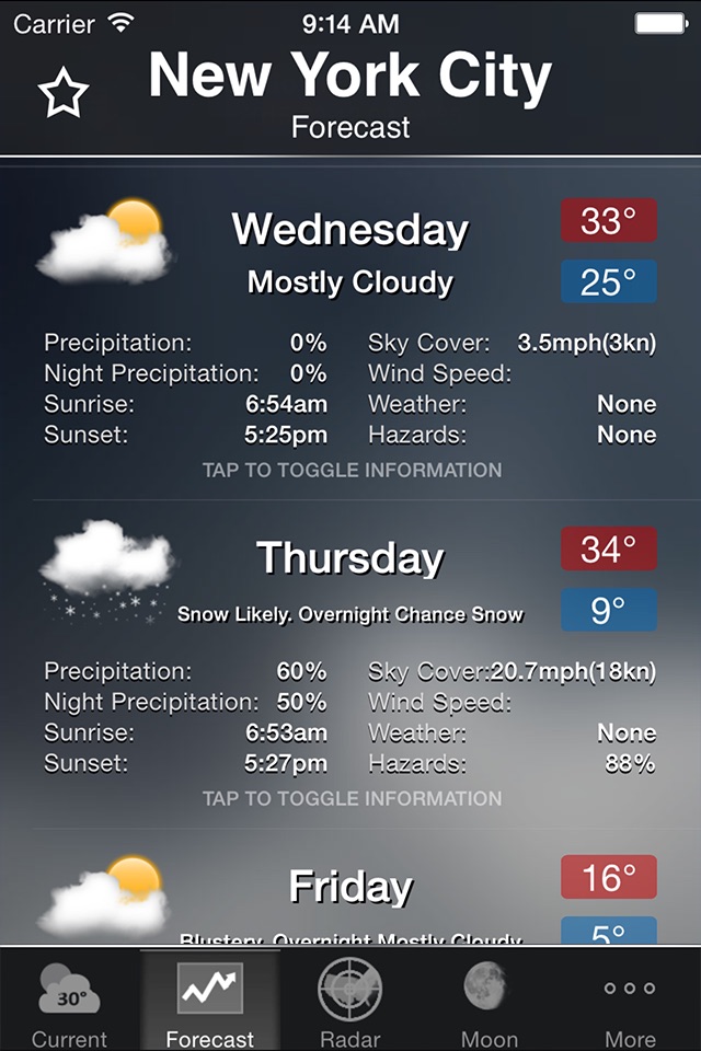 NOAA Weather and Radar screenshot 2