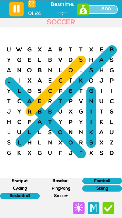 Word Search Go Finder Pro - Crossword Vocabulary Brain Quiz Puzzles For Kids