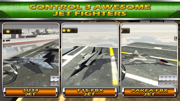 Jet Fighter Parking Simulator Game 2015