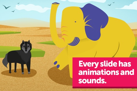 Storybook for Kids: Elephant, Rhino and Buffalo - The Fun Animal Adventure for Children 3, 4, 5 to 6 year old screenshot 4
