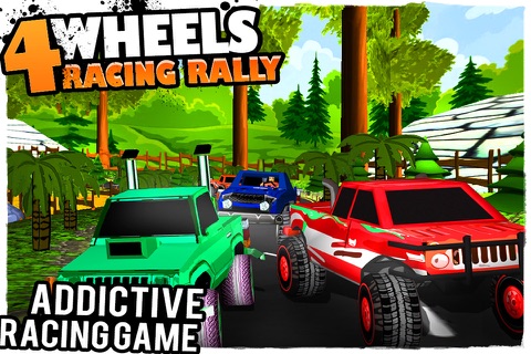 4 Wheels Racing Rally ( 3d Monster Truck Race Game ) screenshot 2