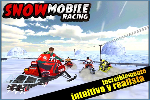 SnowMobile Racing 3D ( Action Race Game / Games ) screenshot 3