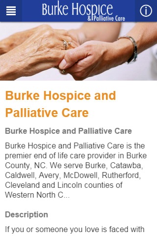 Burke Hospice screenshot 2