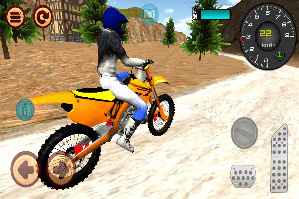 Motocross Countryside Drive 3D - Motorcycle Simulator screenshot 3