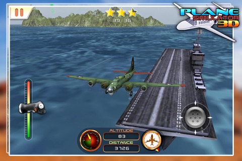 Plane Simulator 3D - Free games screenshot 2