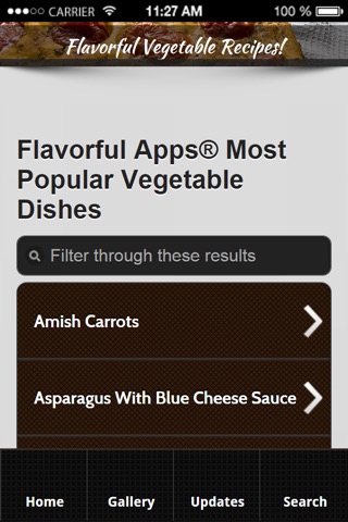 Vegetable Recipes from Flavorful Apps® screenshot 3