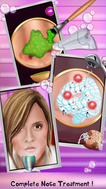 Celebrity Nose Spa – It’s Facial Makeover Game for Hollywood Famous Star Girls