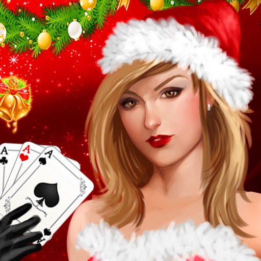 ``` Christmas Santa Hi-lo  - Top Higher or Lower Cards Casino Games Icon