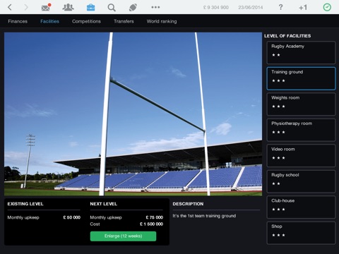 Pro Rugby Manager 2015 screenshot 2