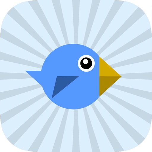 Bouncy Blue Bird - Flappy Wings Fly iOS App