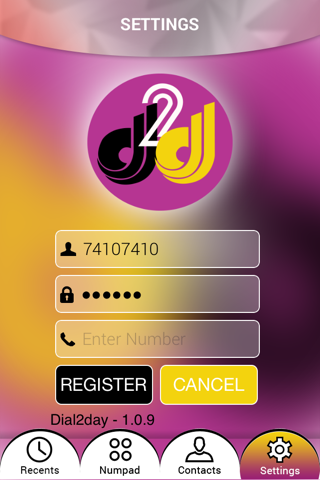 Dial2day screenshot 2