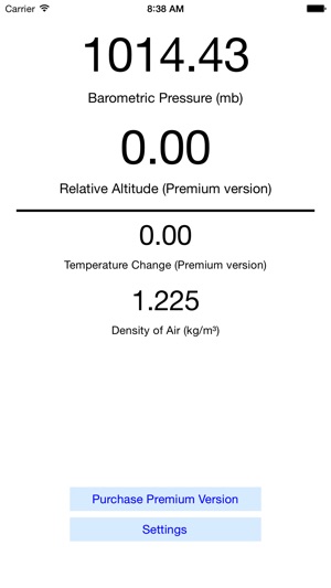 Barometer Free for iPhone 6 & 6 Plus