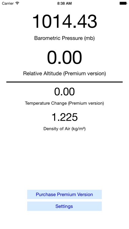 Barometer Free for iPhone 6 & 6 Plus
