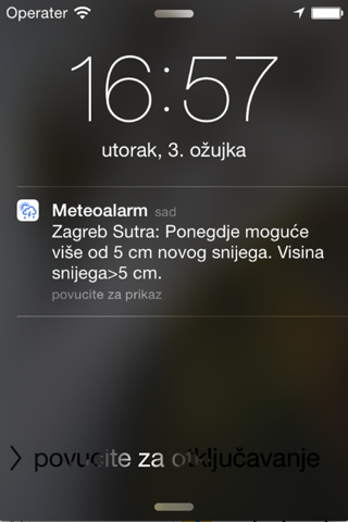Meteoalarm Hrvatska screenshot 2