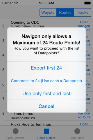 GPX2Nav Route Converter screenshot 3