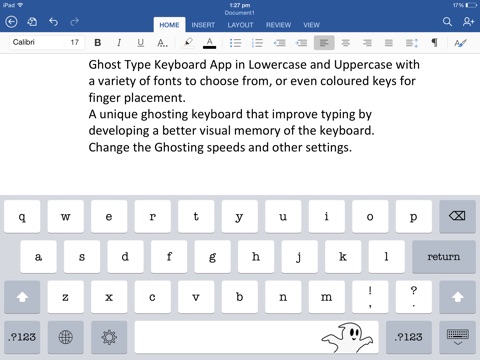 Ghost Keys Keyboard - Typing Tutor screenshot 4